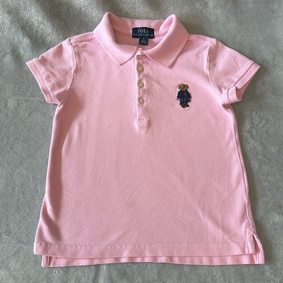 POLO - Ralph Lauren Iconic polo shirt w/ embroidered bear.  Size 6 - Picture 1 of 4